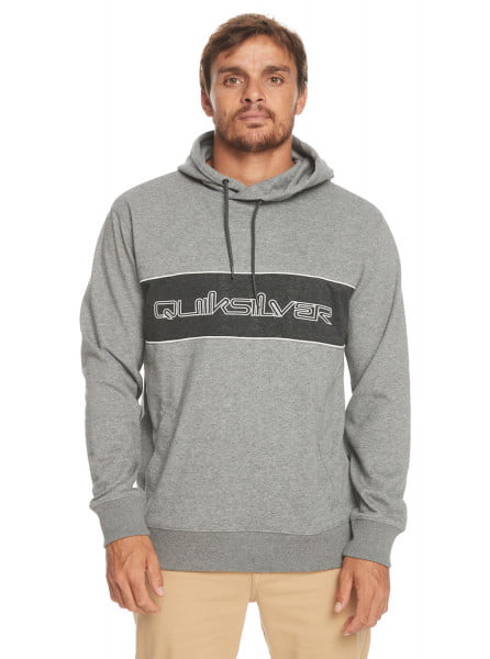 Купить мужскую толстовку Bold серый от QUIKSILVER по выгодной цене за 9990 Р | Худи Квиксильвер с доставкой в brd.ru