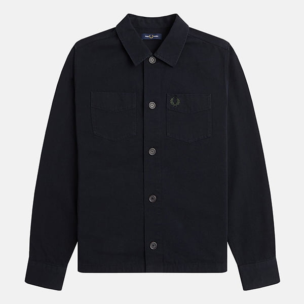 Fred Perry Twill Overshirt верхняя одежда M6627_102 купить в интернет ...