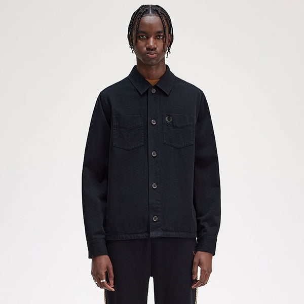 Fred Perry Twill Overshirt верхняя одежда M6627_102 купить в интернет ...