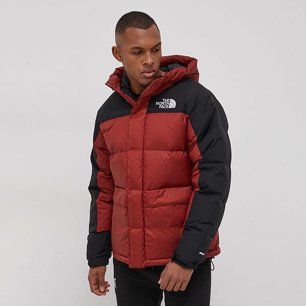 North face red down jacket online