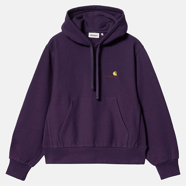 Carhartt WIP Hooded American Script Sweatshirt I032327 CSIS