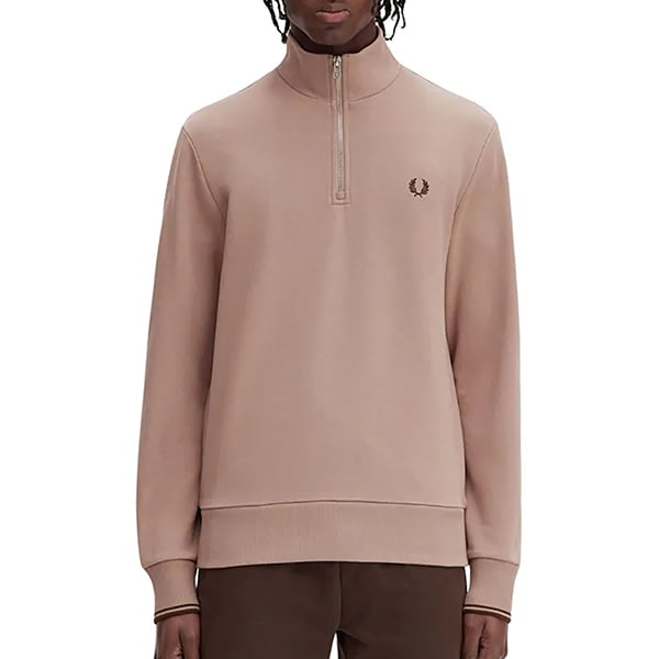 Fred perry half zip hoodie sale