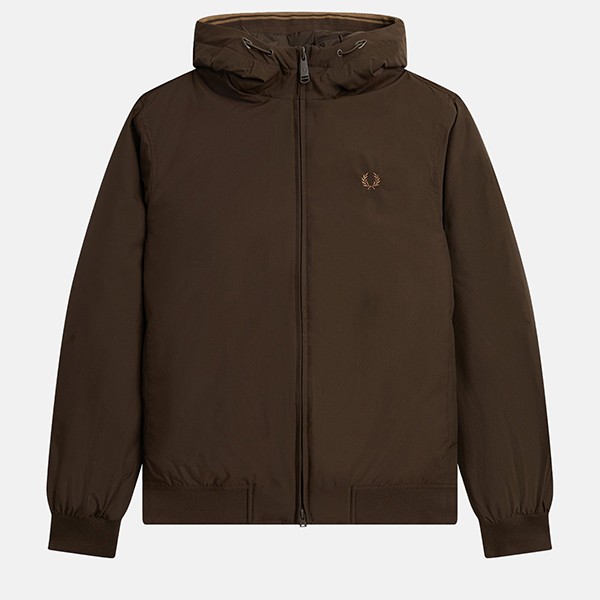 Fred perry half zip hooded brentham jacket best sale