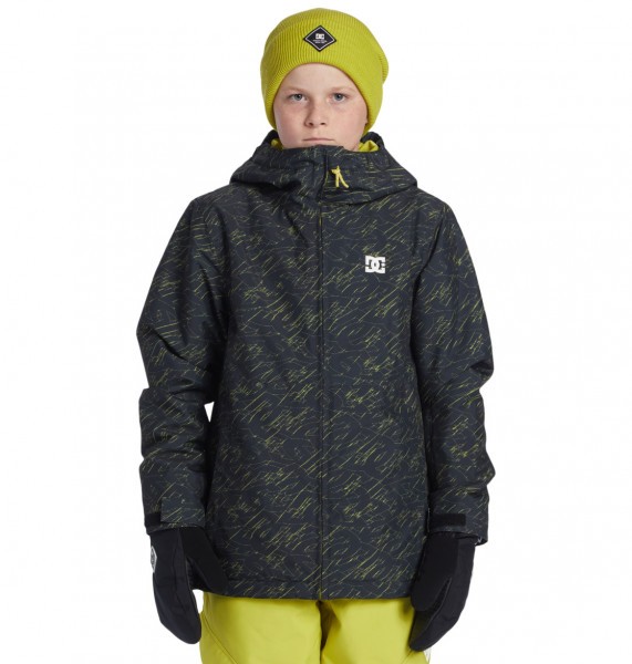  basis print youth jacket (xkks)