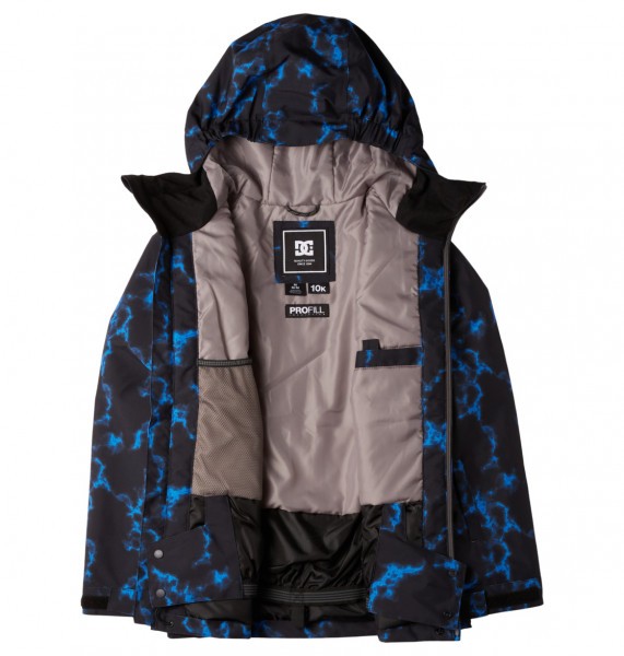  basis print youth jacket (xkkb)