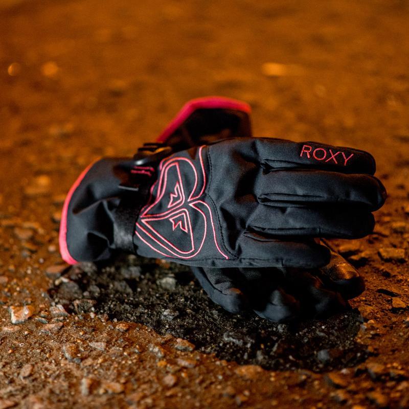 Купить перчатки сноубордические женские Roxy Popi Gloves True Black ...